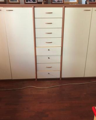 Armadio da Ufficio Mobile Credenza con Cassettiera