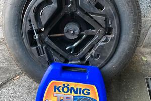 Ruota di scorta, kit sostituzione e catene neve