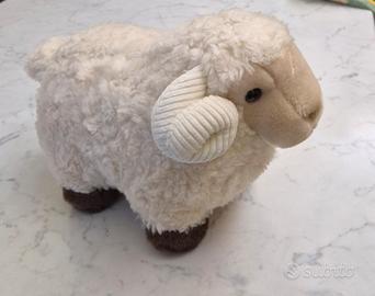 Peluche Ariete / Pecorella morbido con corna a cos
