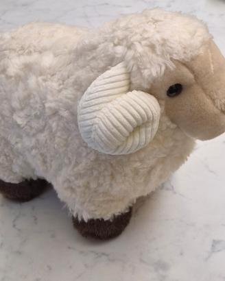 Peluche Ariete / Pecorella morbido con corna a cos