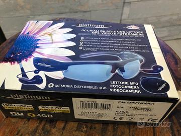 Occhiali da sole con telecamera,mp3
