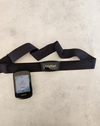 garmin 530 edge con fascia cardio