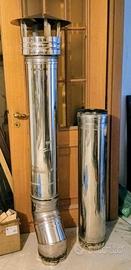 Canna fumaria in acciao inox  (DA SMONTARE )