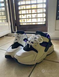 Nike Air Huarache – Bianco/Nero/Viola