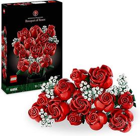 LEGO Botanicals Bouquet di Rose - Set di Fiori Fin