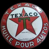 Insegna Smaltata Texaco