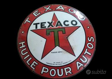 Insegna Smaltata Texaco