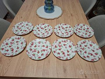 servizio piatti dolce porcellana 