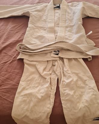 tuta judo bambino  altezza 140 cm GREEN HILL