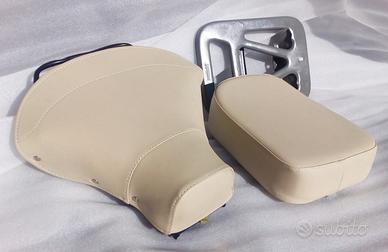 Coppia Selle Bianco Vespa 125 150 VBB GT SUPER GL