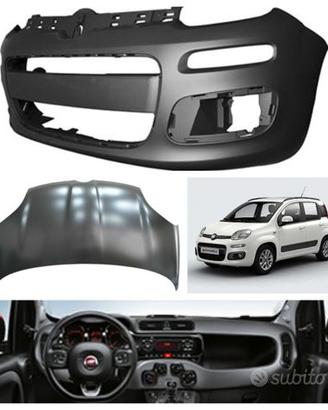 Fiat Panda frontale cofano paraurti airbag 2012