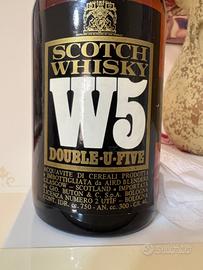 Whisky scotch w5 double U five del 1978