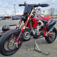 Honda crf 450 motard 2014 red moto