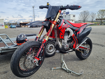 Honda crf 450 motard 2014 red moto