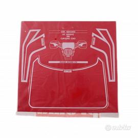 Kit adesivi rossi per cupolino porta faro anterior
