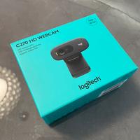 Logitech C270 HD webcam 720p video calls nuova