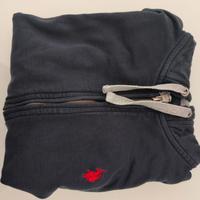 felpa con cappuccio e zip