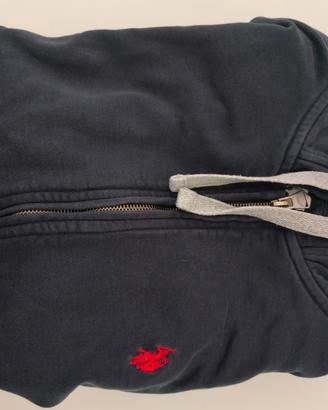 felpa con cappuccio e zip