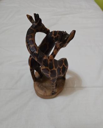 statuetta 2 giraffe 