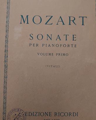 Antico spartito SONATE Mozart 1920