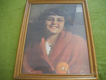 Stampa  Ragazzina che sorride