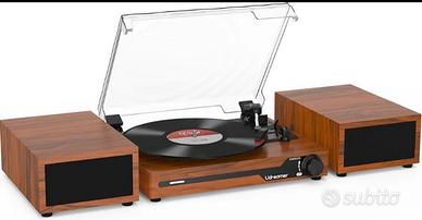 Giradischi vinile 3 formati ultima generazione