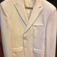 Giacca uomo color panna taglia 52