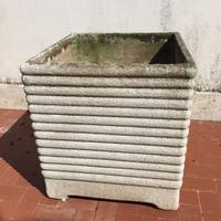 Vaso in cemento per giardino o terrazzo cm 56x56