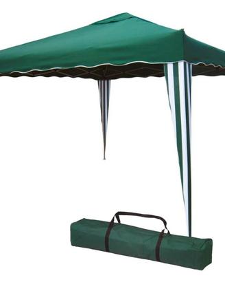 Gazebo Pieghevole 3x3 m Verde