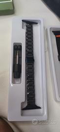 cinturino metallo Apple Watch nero nuovo