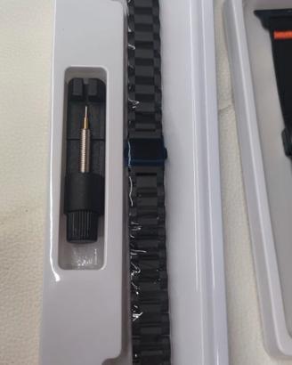 cinturino metallo Apple Watch nero nuovo