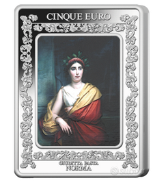 NORMA Di Vincenzo Bellini MONETA da collezione