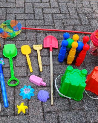 Giochi vari da spiaggia