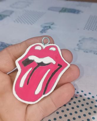 Portachiavi in legno Rolling Stones 
