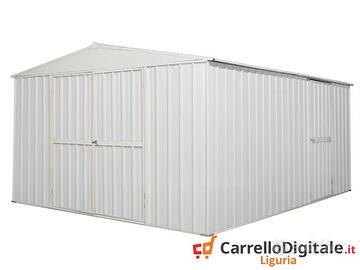 Box prefabbricato in acciaio 360x430cm bianco