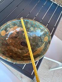 Lavabo pietra e resina