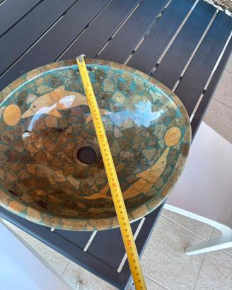 Lavabo pietra e resina