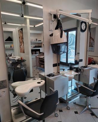 Arredamento completo per salone parrucchiere