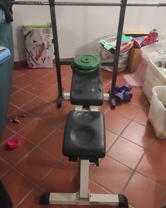 panca fitness ferro  