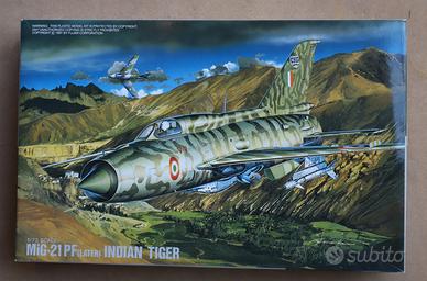 Fujimi Mig-21 PF Indian Tiger, 1/72, kit H-23