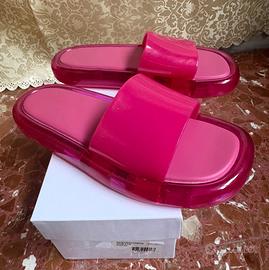 Ciabatte mare in gomma fucsia NUOVE misura 37