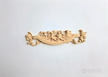 Chiave Carretto Siciliano decorativa in legno