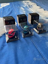 Collezione modellini caschi Lewis Hamilton 1:8