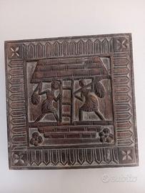 Quadro etnico legno massiccio
