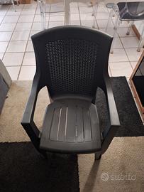 Sedie da giardino in resina 