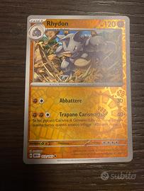 Carta Pokemon Rhydon Holo 151 ex