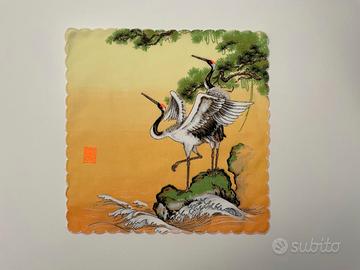 Tovagliolo Fazzoletto per quadro Gru Giapponesi