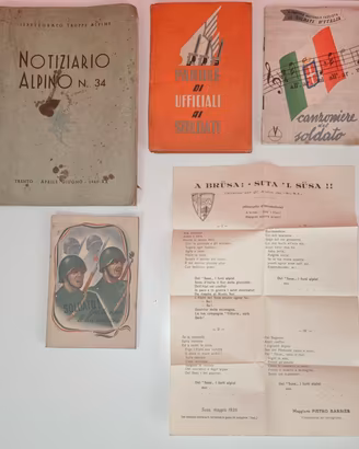 Parole di Ufficiali ai Soldati - Notiziario Alpino