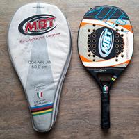 racchetta da padel MBT con sacca custodia 