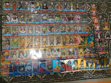lotto 93 carte dragonball z succhi di frutta